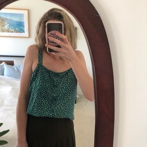 Reformation floral tank top